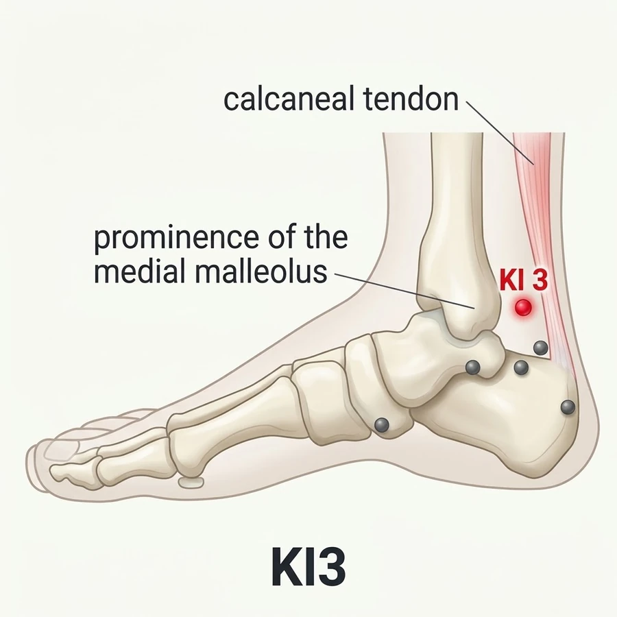 Location of Taixi (KI-3): The written location is summarised from the classical record; use the landmark named.