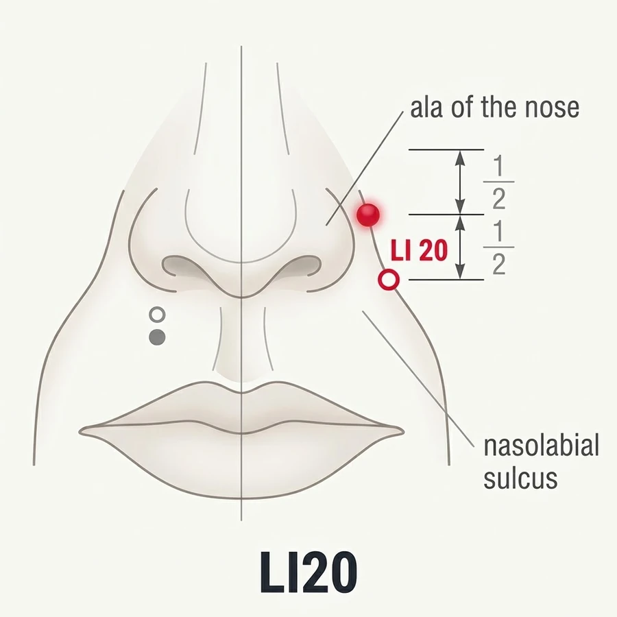 Location of Yingxiang (LI-20): The written location is summarised from the classical record; use the landmark named.
